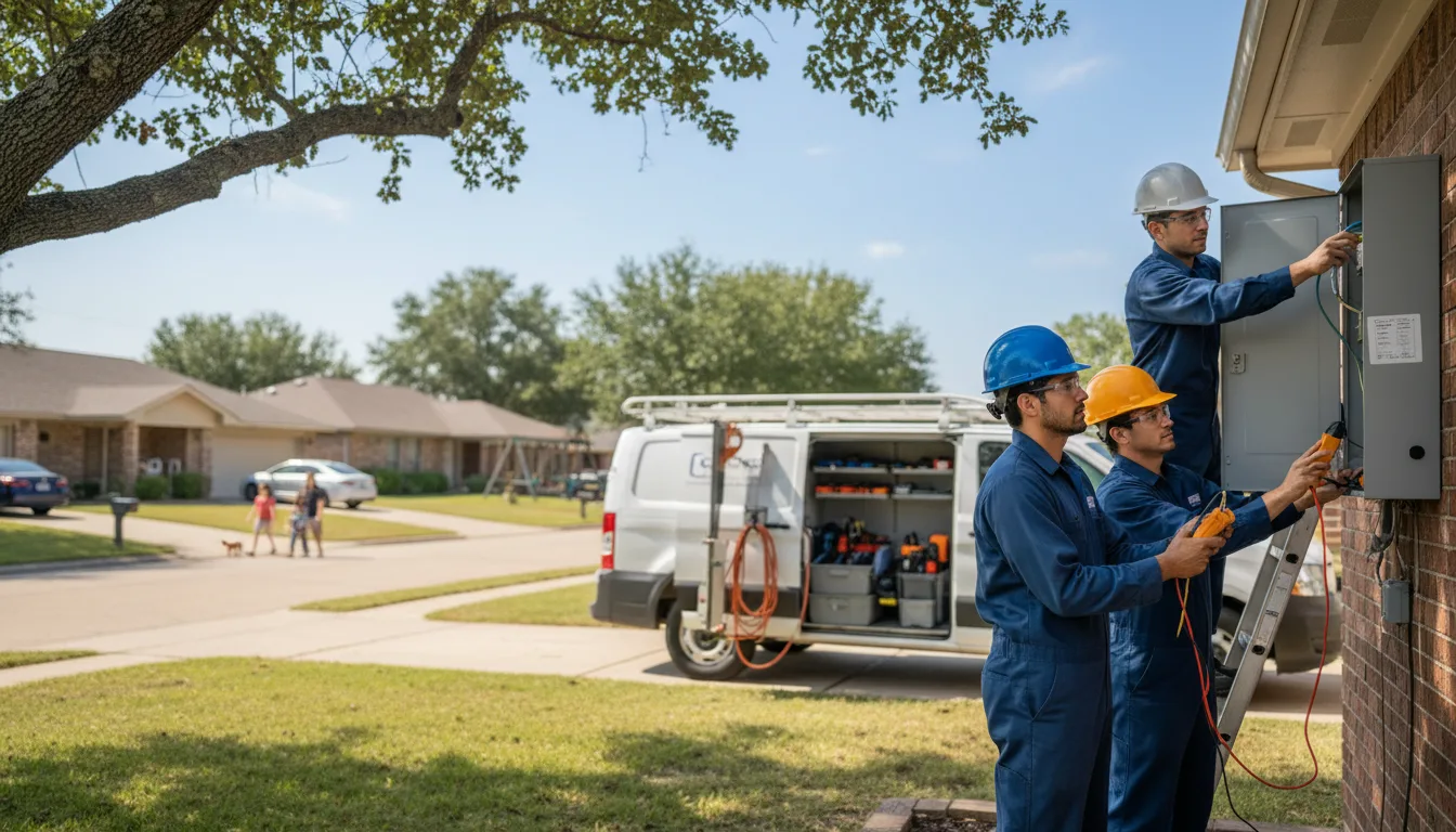 Certified electrician providing emergency electrical services in Edgar, NE
